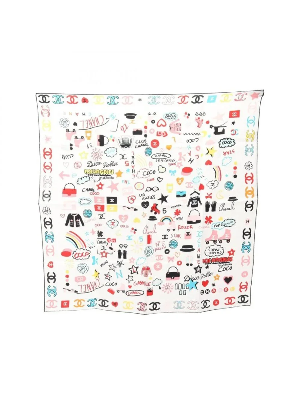 Chanel Scarf Cruise All Over Silk